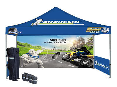 Custom printed Gazebo for outdoor events and marketing