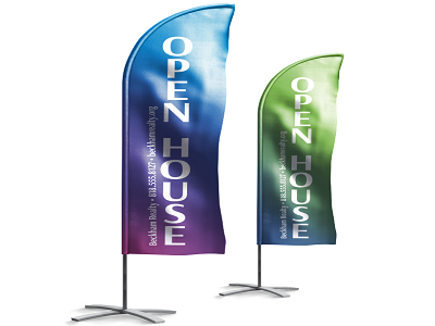 Adjustable Telescope Banner Stand with professional print quality